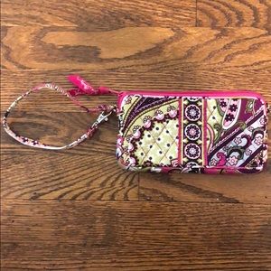 Vera Bradley Very Berry Paisley Wallet/Wristlet